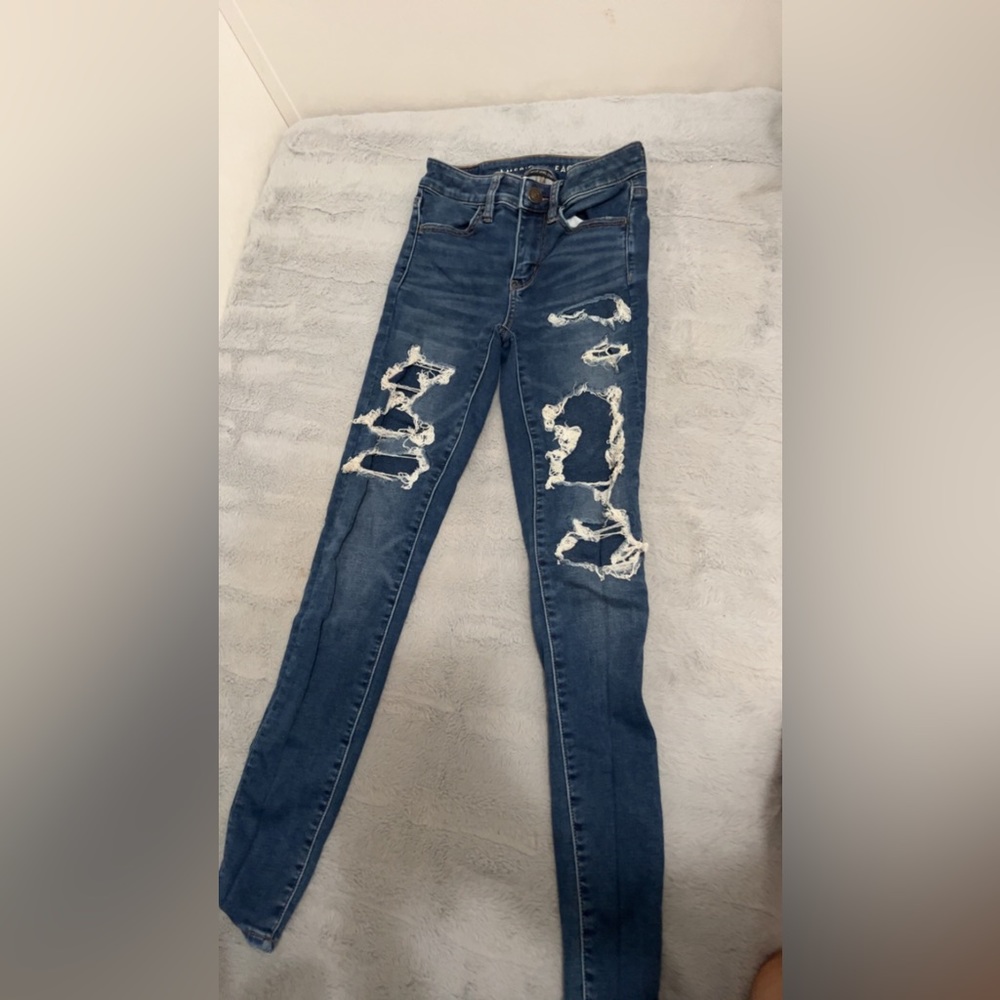 dark wash skinny jeans slightly low rise,size00